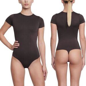 SKIMS‎ Essential T-Shirt Bodysuit Midnight Womens 4X/5X
